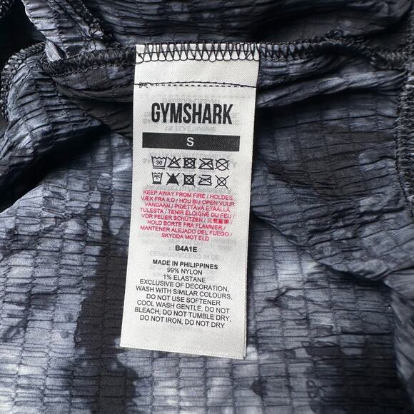 Gymshark | Women | Elevate Woven Grey Spray Dye Cropped Athletic Jacket | Small - Picture 7 of 10